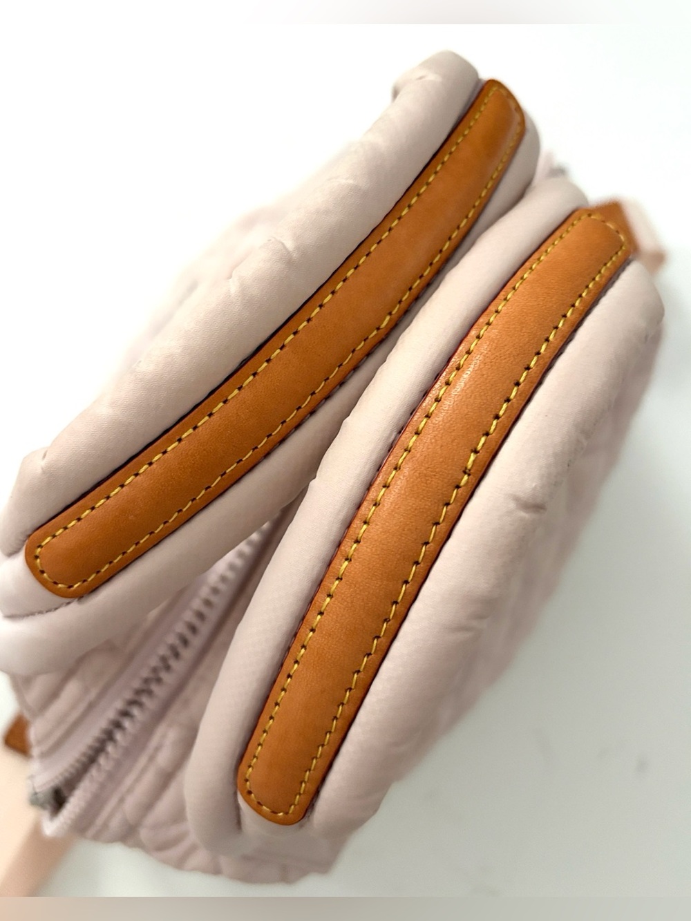 MZ Wallace Small Sutton Deluxe Tote Bag Crossbody Pale Pink - Picture 7 of 14